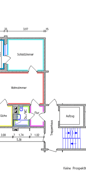 2-Raum-Wohnung mit Balkon - Photo 2