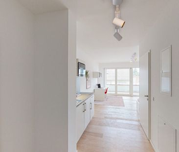 Teilmöbliertes 1-Zimmer-Apartment mit Einbauküche und Balkon - Photo 5