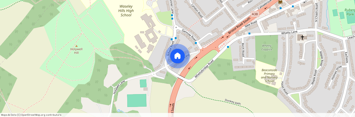 Holywell Lane, Rubery, Rednal, Birmingham, B45