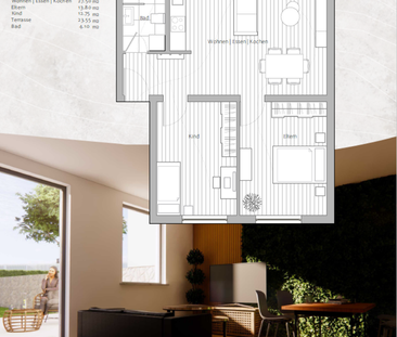 1. Exklusive Mietwohnung | Kernsanierung | Erstbezug | Modernes Woh... - Foto 2