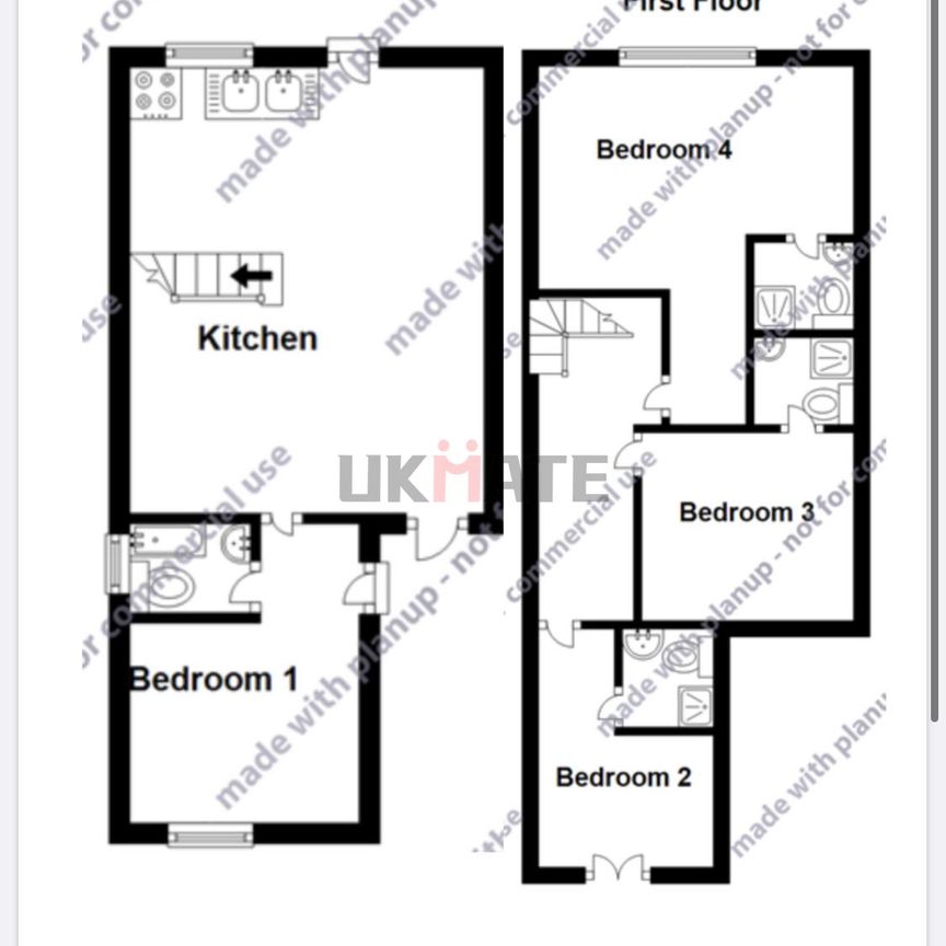YOHO Canary Wharf Room 1 Room 2 - Photo 1