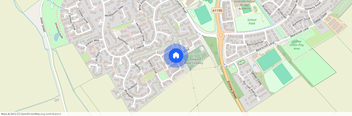 HUNTINGDON, Godmanchester, Stokes Drive