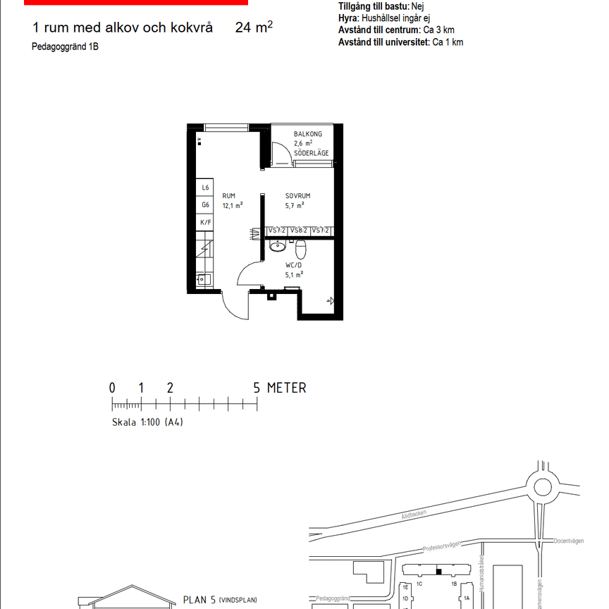 Pedagoggränd 1 B - Photo 2