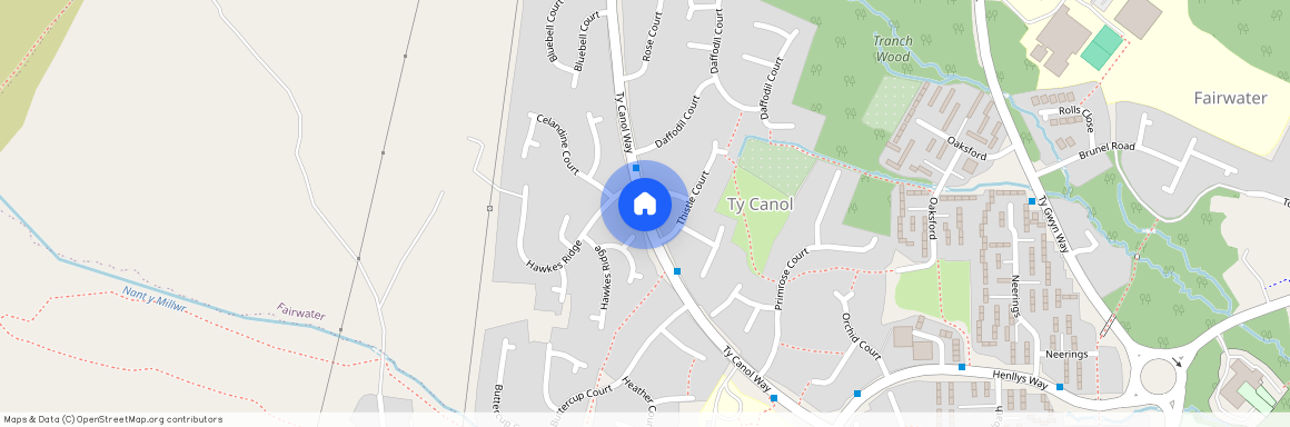 Brook Cottage, Ty Canol