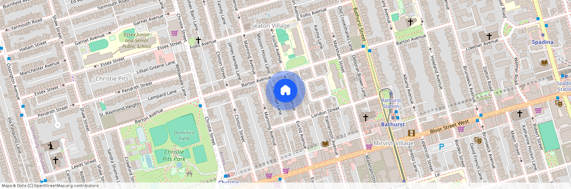 756 Eculid Avenue #Main FL, Toronto, Annex