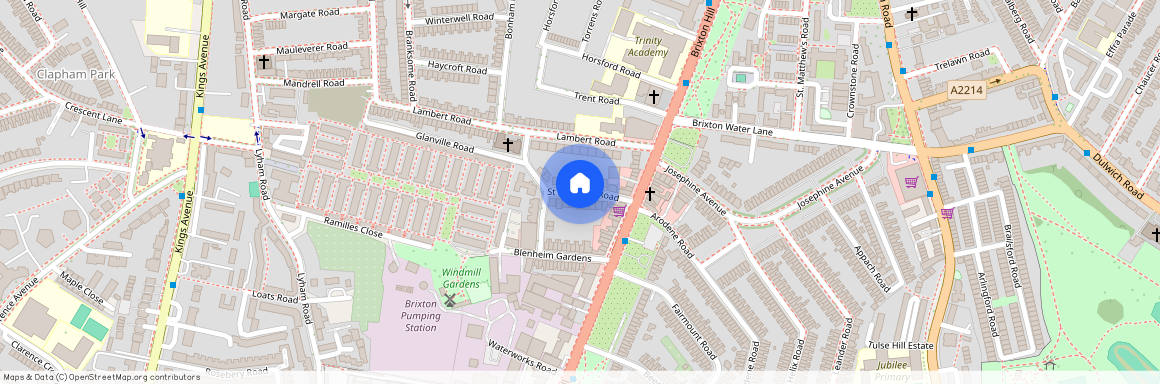 St Saviour's Road, Brixton, London, SW2