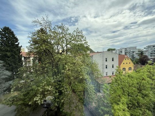 Kurzfristige Miete auch möglich - exklusive Designwohnung mit Westbalkon in Bestlage von Graz-Geidorf - beim Hasnerplatz mit Schloßbergblick - Photo 1