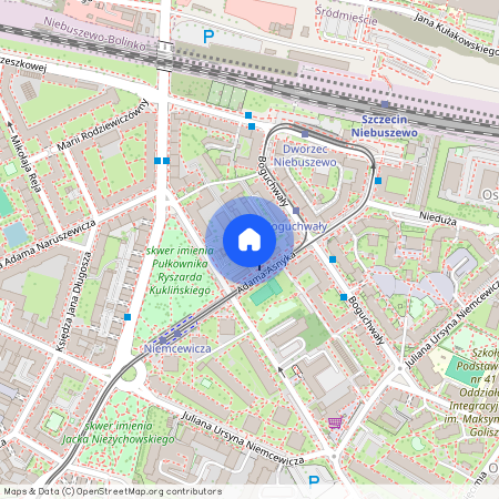 ul. bł. Wincentego Kadłubka, Niebuszewo-Bolinko, Śródmieście, Szczecin, zachodniopomorskie