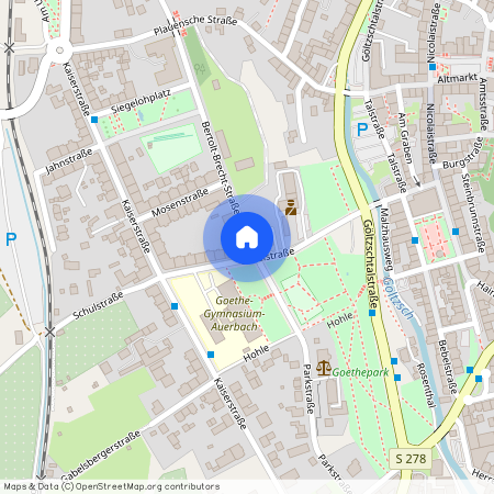 Bertold-Brecht-Straße 5, 08209 Sachsen - Auerbach (Vogtland)