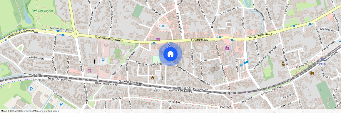 Velp-Noord boven spoorlijn, 6881 SC, Oranjestraat, Velp