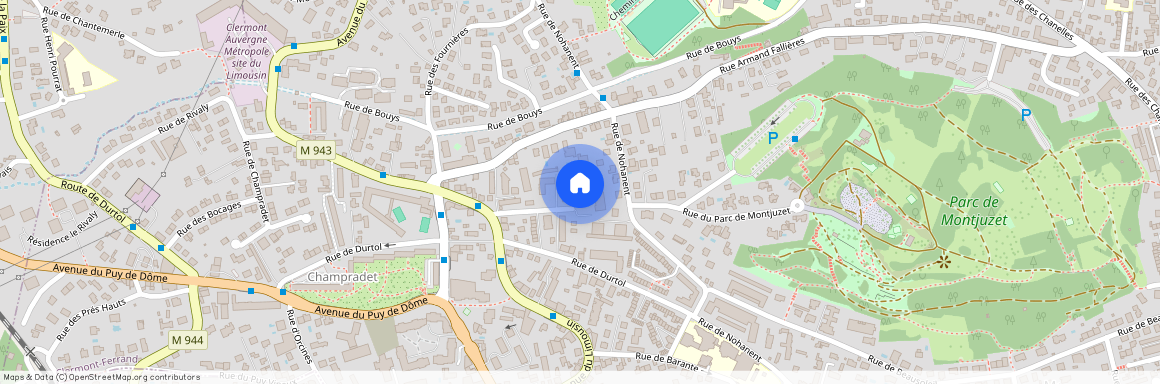 Résidence Les Jardins de Montjuzet 11 rue Madame de Coudray, 63100, Clermont-Ferrand