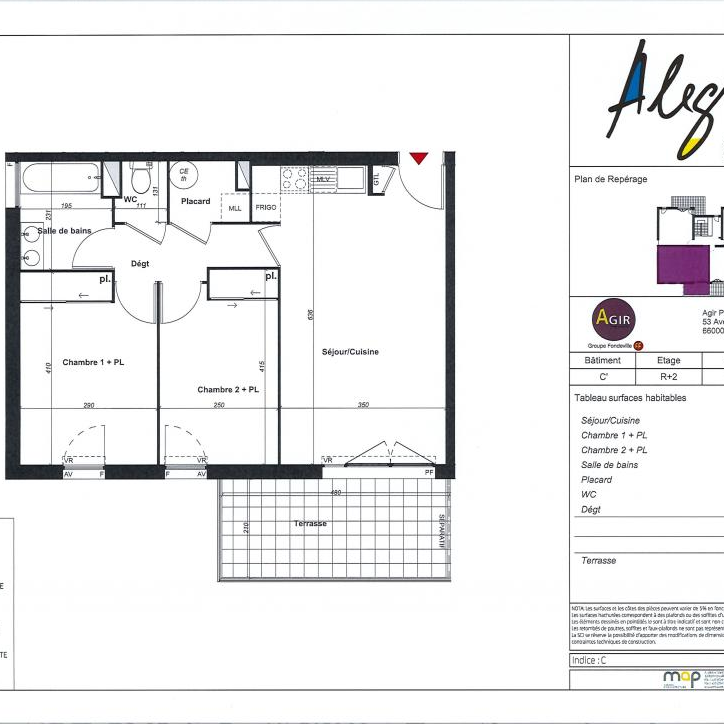 Location Appartement 3 pièces 56m² PERPIGNAN 66100 - Photo 2