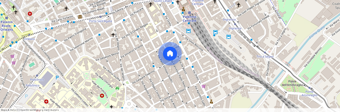 Palermo, Via Francesco Paolo Perez - Policlinico