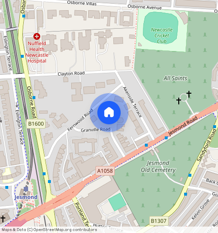 **, Granville Road (East Upper), Jesmond, Newcastle Upon Tyne, NE2 1TP