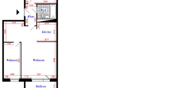 3-Raum-Wohnung mit Balkon und Aufzug - Photo 3