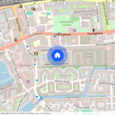 Merino Gardens, London Dock, E1W