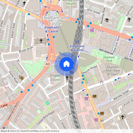 Walworth Road, Elephant and Castle, London, SE1