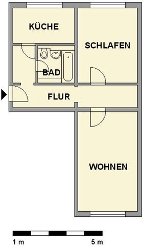 2-Raum-Wohnung direkt im Zentrum - Foto 5