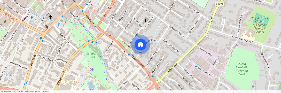 Central Cheltenham GL52 6DZ