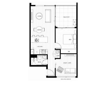 Brand New One Bedroom Plus Study in "BOULEVARD" - Be the first to... - Photo 1