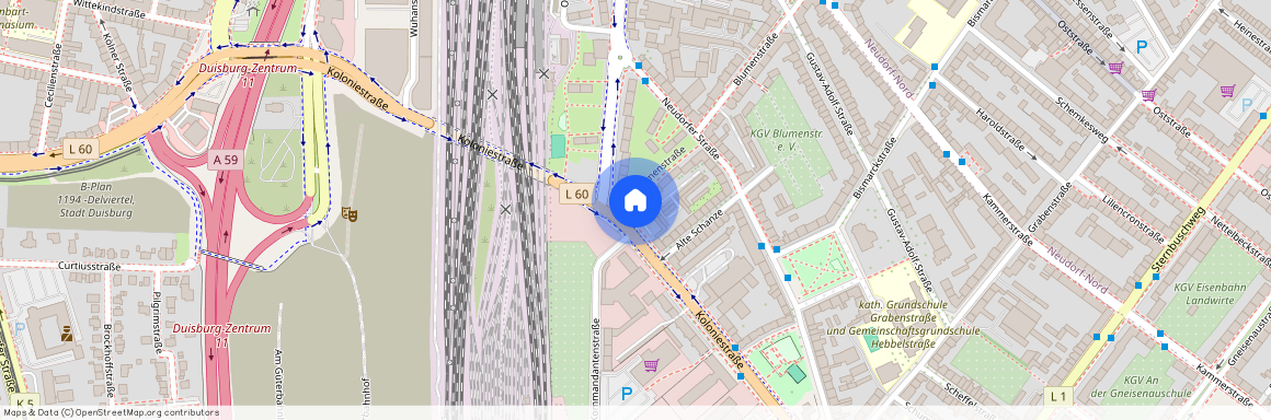 Blumenstr. 95, 47057, Duisburg Ot Neudorf