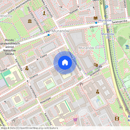 ul. Dzielna, Muranów, Śródmieście, Warszawa, mazowieckie