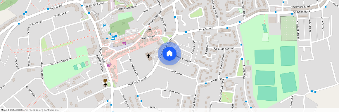 2 bed terraced house to rent in NE21