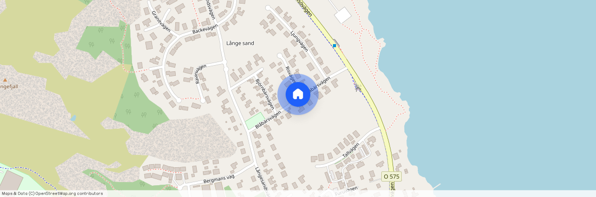 Blåbärsvägen, Öckerö