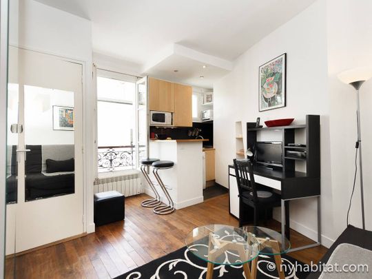 Logement à Paris, Location meublée - Studio T1 - Arc de Triomphe, Trocadéro - Auteuil - Passy (PA-3888) - Photo 1