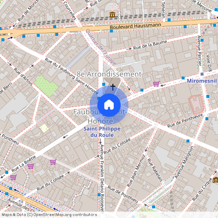 Rue La Boétie, Francja, Paris