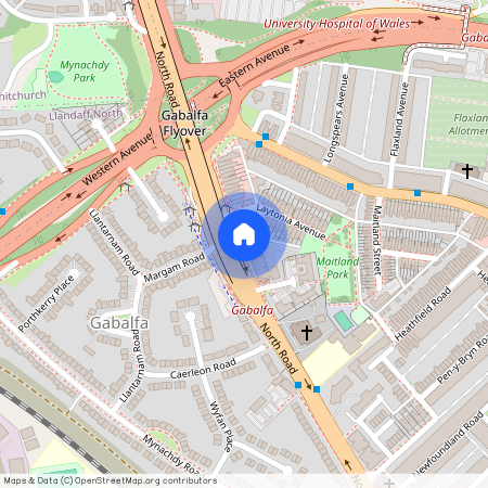 North Road, Gabalfa, CF14