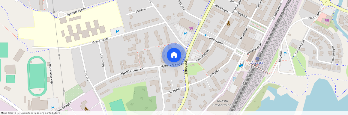 Alvesta Centrum, Kronoberg, Hjortsbergavägen 4 A