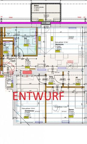 Erstbezug – geförderte Miete – Kolonieweg – 67m² – 3 Zimmer - Photo 5