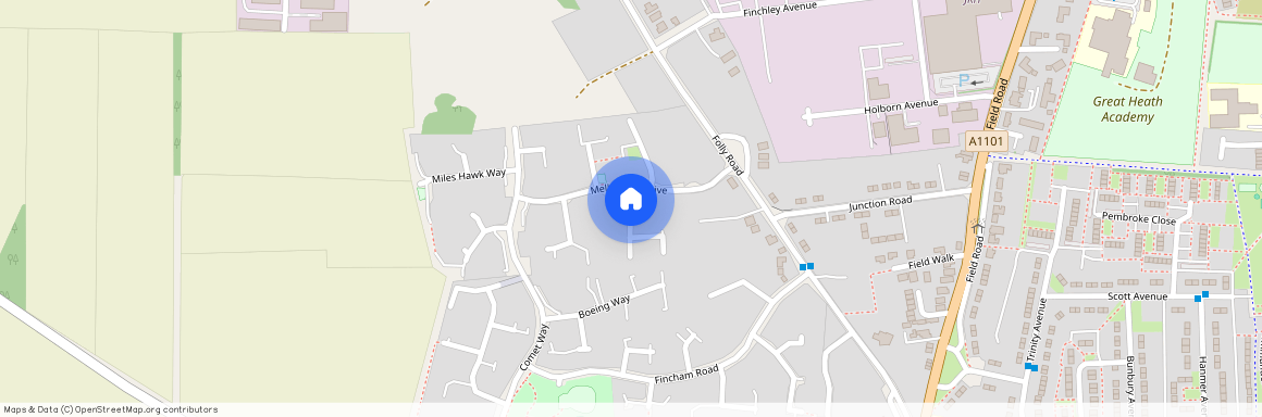 Melbourne Drive, Mildenhall, BURY ST. EDMUNDS