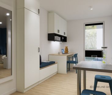 Stylisches Apartment für Studierende – wohnen im Quartillion Wiesbaden - Foto 1