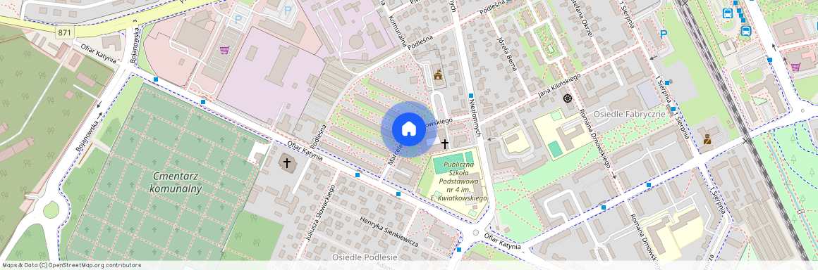 ul. Marcelego Siedlanowskiego, Stalowa Wola, stalowowolski, podkarpackie