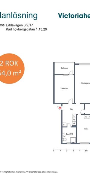 Karl Hovbergsgatan 1 C - Foto 1