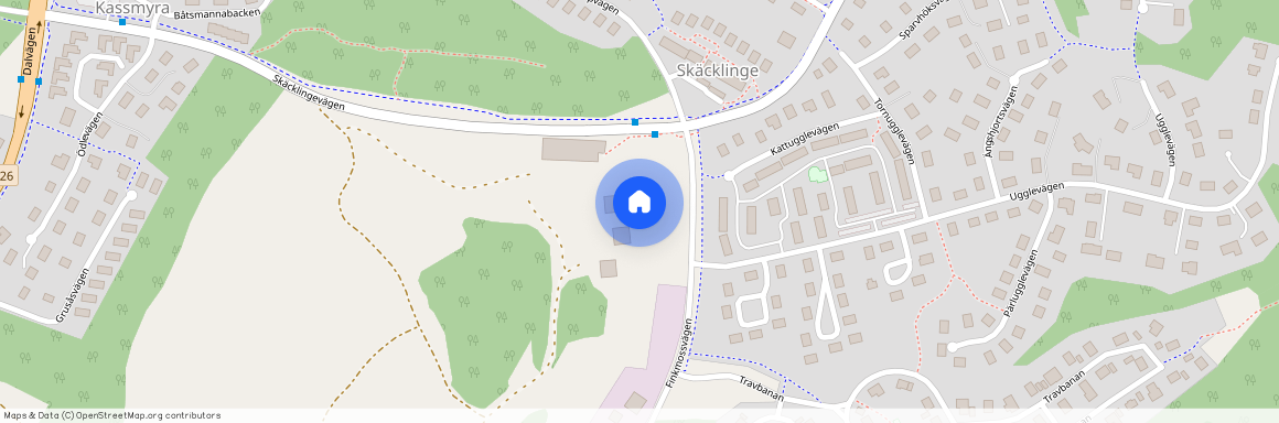 Trollsländevägen, Tumba