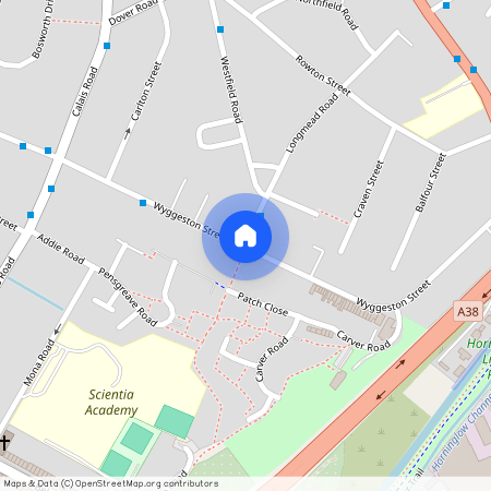 Wyggeston Street, Burton-on-Trent, Staffordshire, DE13