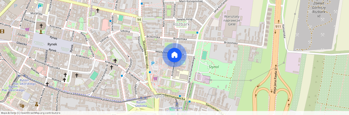 ul. Królowej Jadwigi, Rozbark, Bytom, śląskie