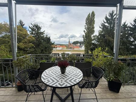 Traumhafte Penthousewohnung als Maisonette mit Dachterrasse und Garage - Foto 5