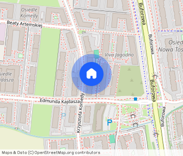 Kawalerka na wynajem Wrocław Jagodno Kajdasza - Zdjęcie 1