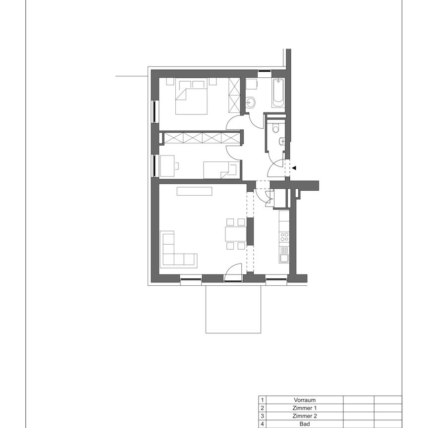 Pfeifferhofweg Top 23 : 3- Zimmerwohnung in Andritz mit Balkon (gefördert bis 30.06.2026) - Foto 2