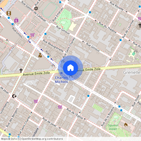 Avenue Émile Zola, Francja, Paris