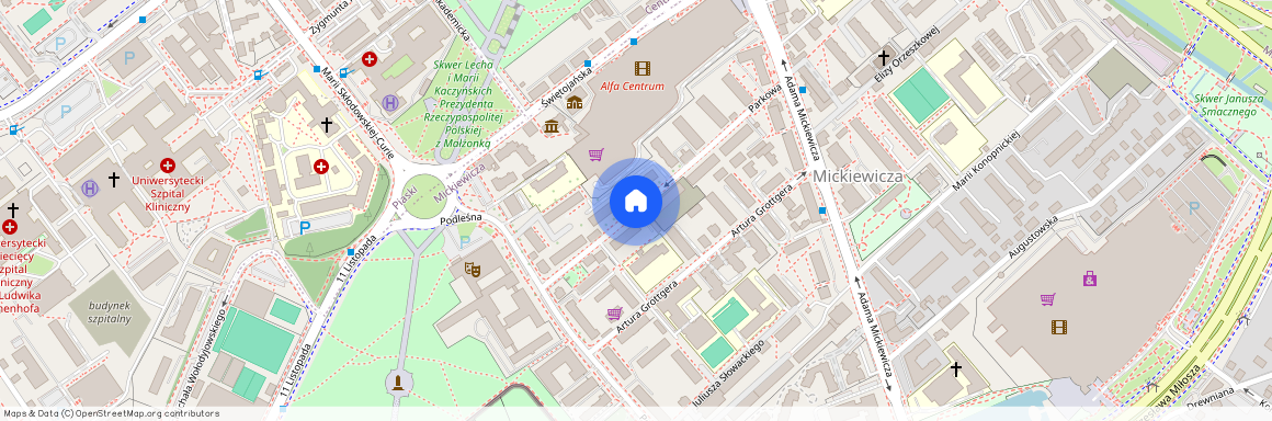 ul. Parkowa, Mickiewicza, Białystok, podlaskie