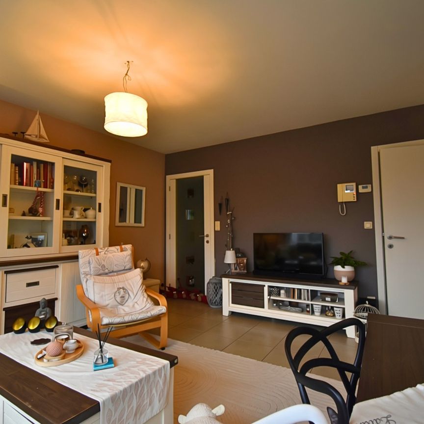 Energiezuinig appartement met 1 slaapkamer, terras, staanplaats en kelder te Sint-Pieters-Leeuw - foto 1