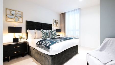 This 3 bedroom apartment is located on the first floor. A large open plan living/dining area has been furnished with the most luxury furnishings and fabrics and leads out onto your very own large private balcony. EPC Rating B | Council Tax: G - Photo 2