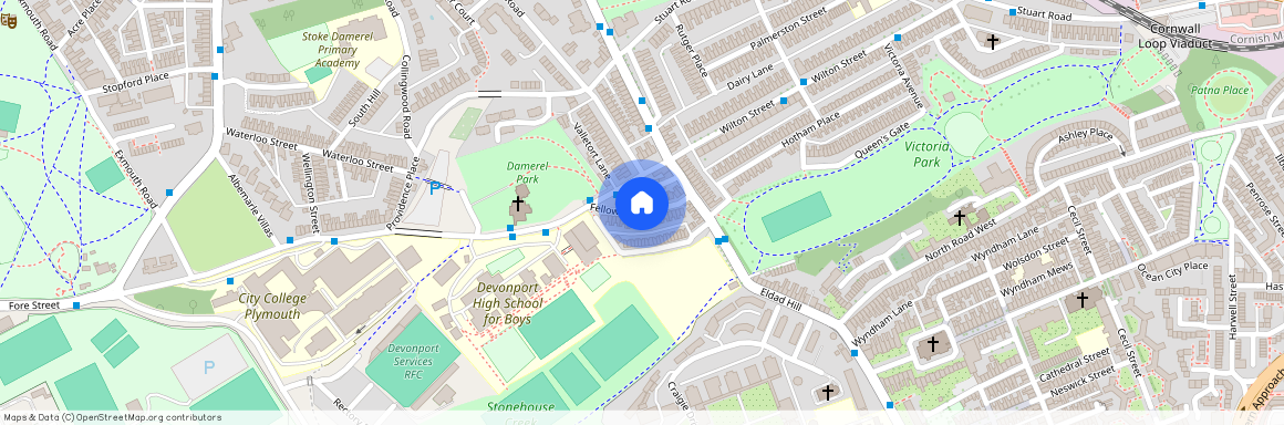 Fellowes Place, Stoke, Plymouth, PL1