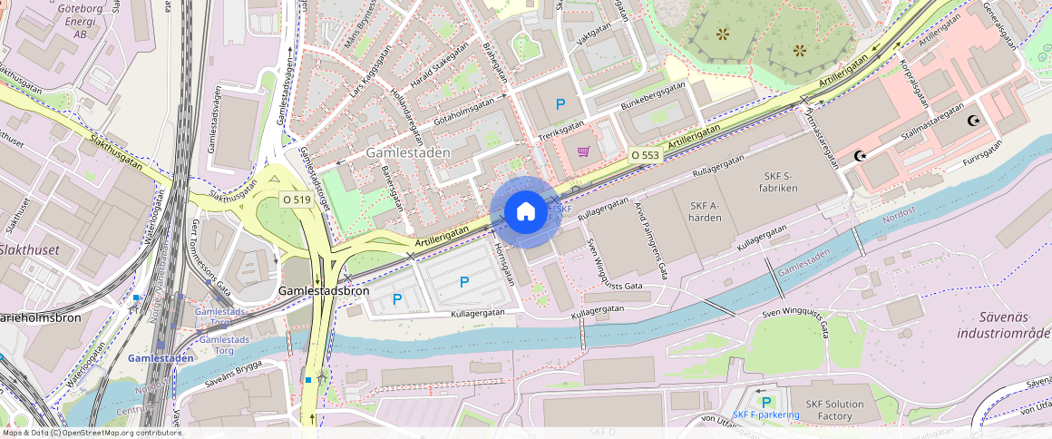 Artillerigatan 17. 1 rum & kö, Härnösand