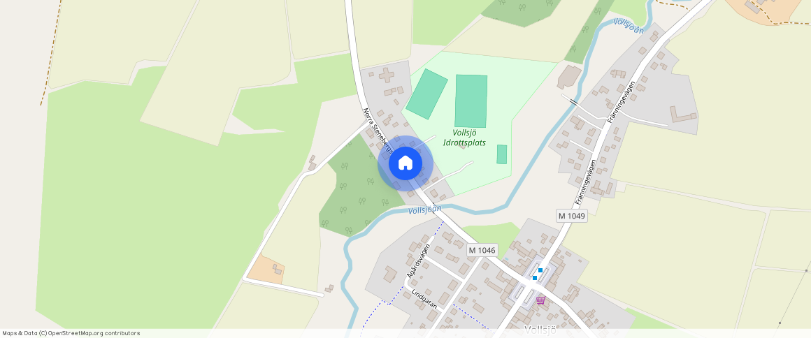 Stenebergsvägen, Vollsjö